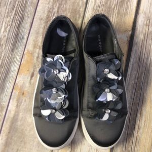 Madden Girl Flower Embellished Sneakers - Sz 6.5